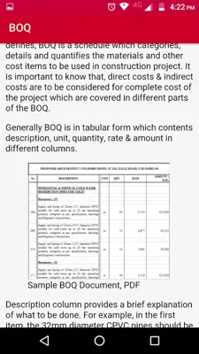 Civil Engineering Hand Book android App screenshot 8